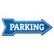 Signmission Parking Arrow Decal Funny Home Decor 18in Wide, 18" x 6", D-A-999687 D-A-999687 - alternate 1